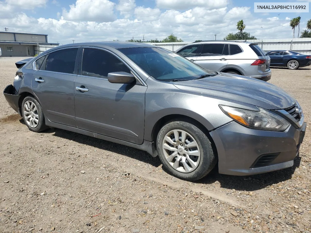 2017 Nissan Altima 2.5 VIN: 1N4AL3AP8HC116992 Lot: 61050734