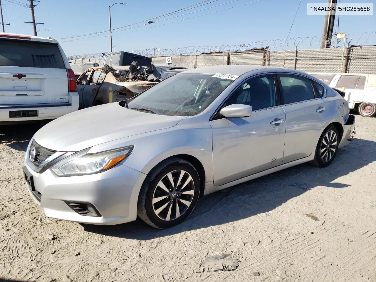 2017 Nissan Altima 2.5 VIN: 1N4AL3AP5HC285688 Lot: 61337424