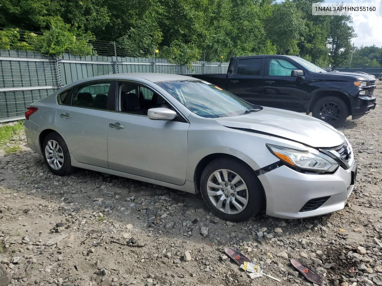 2017 Nissan Altima 2.5 VIN: 1N4AL3AP1HN355160 Lot: 62356104