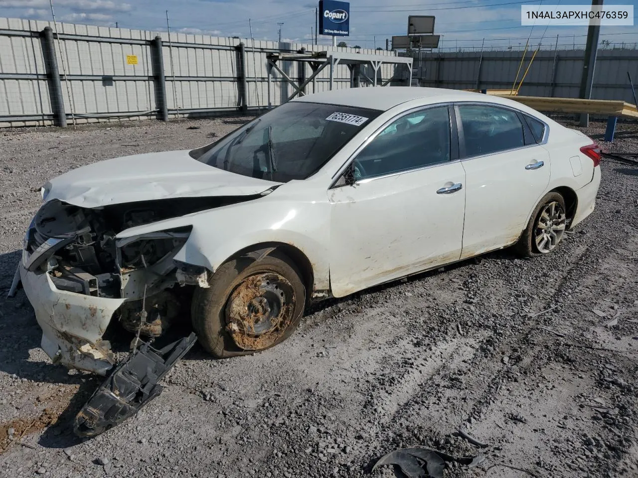 2017 Nissan Altima 2.5 VIN: 1N4AL3APXHC476359 Lot: 62551774