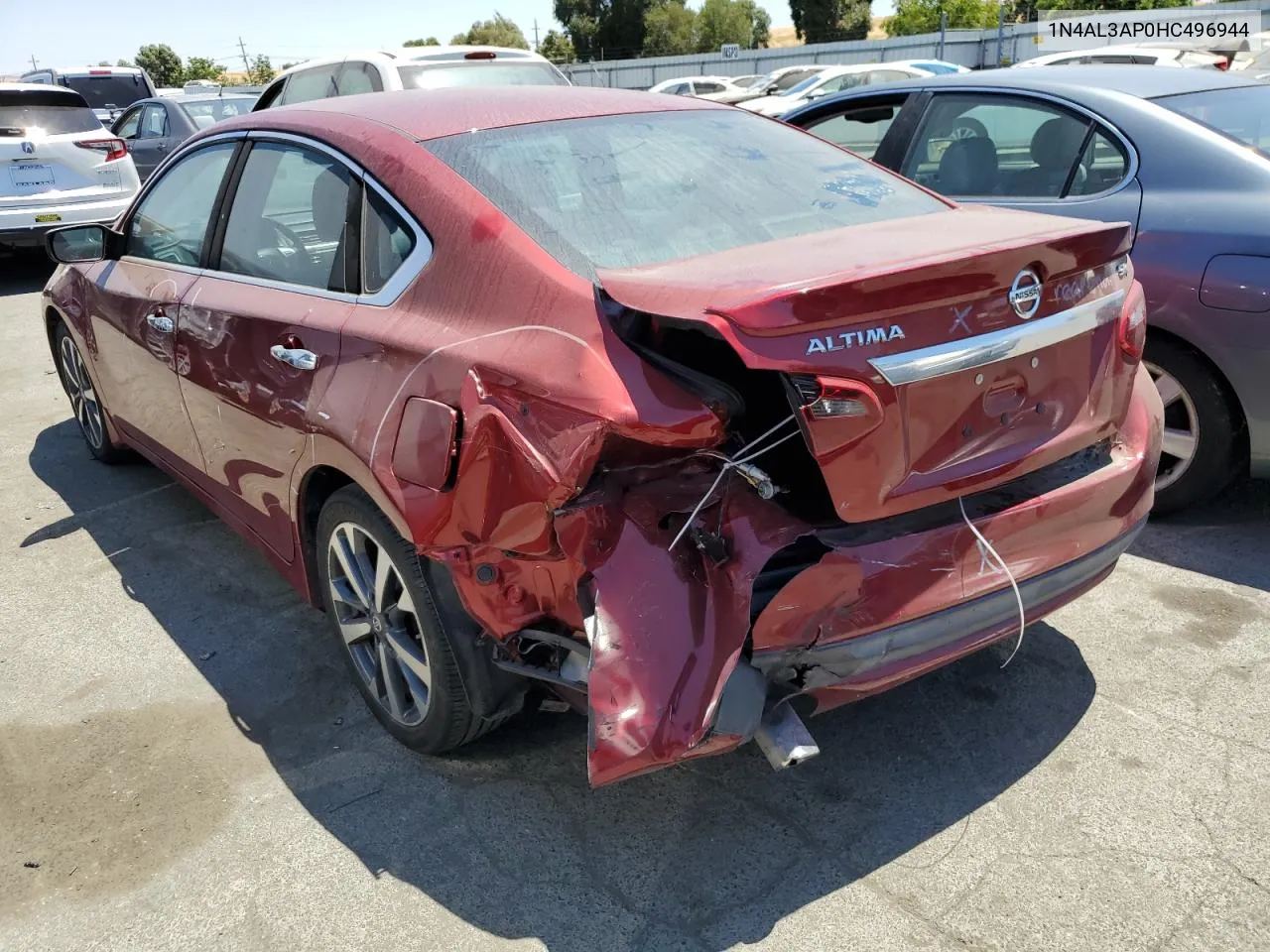 2017 Nissan Altima 2.5 VIN: 1N4AL3AP0HC496944 Lot: 63098624