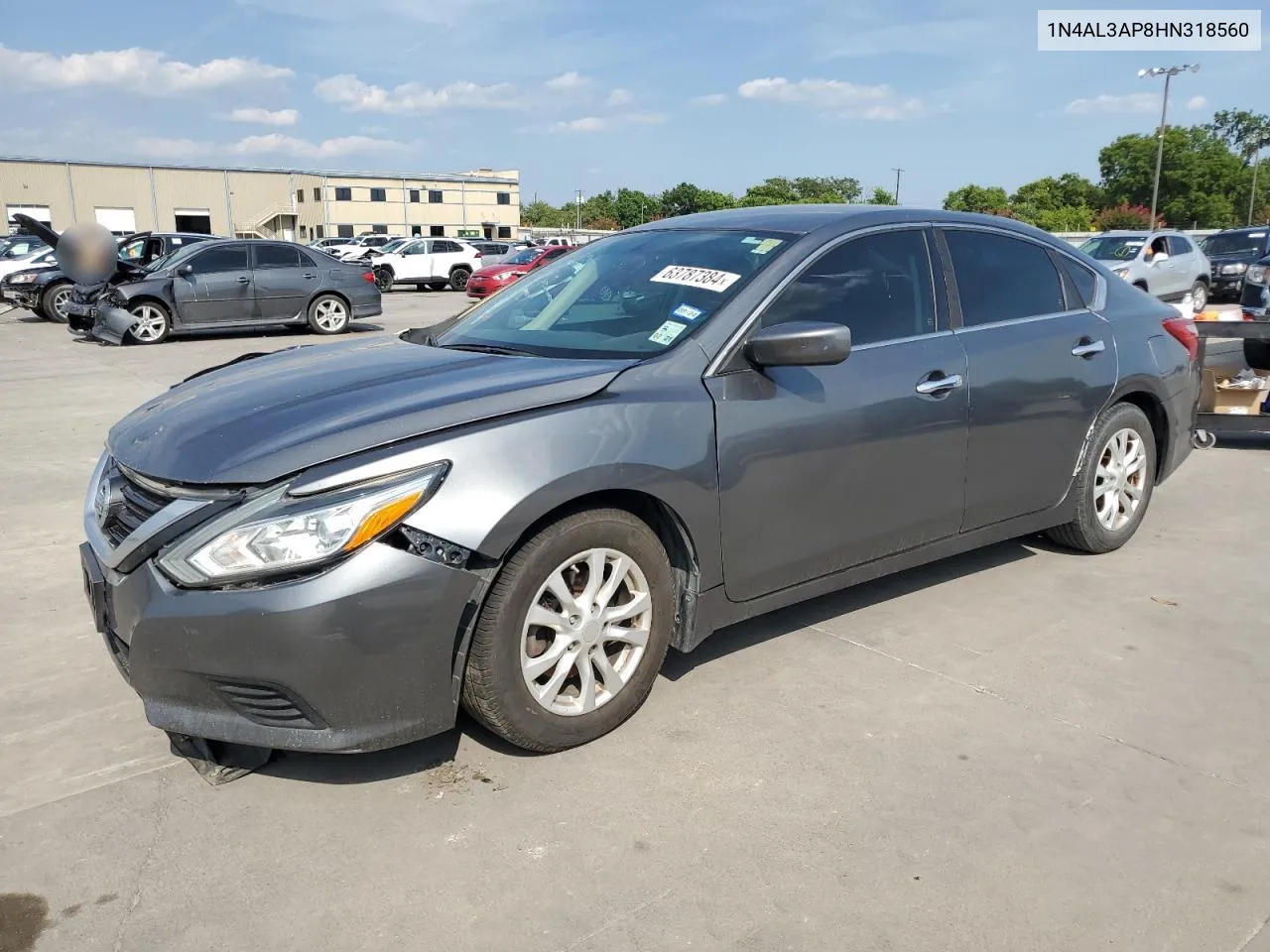 2017 Nissan Altima 2.5 VIN: 1N4AL3AP8HN318560 Lot: 63787384