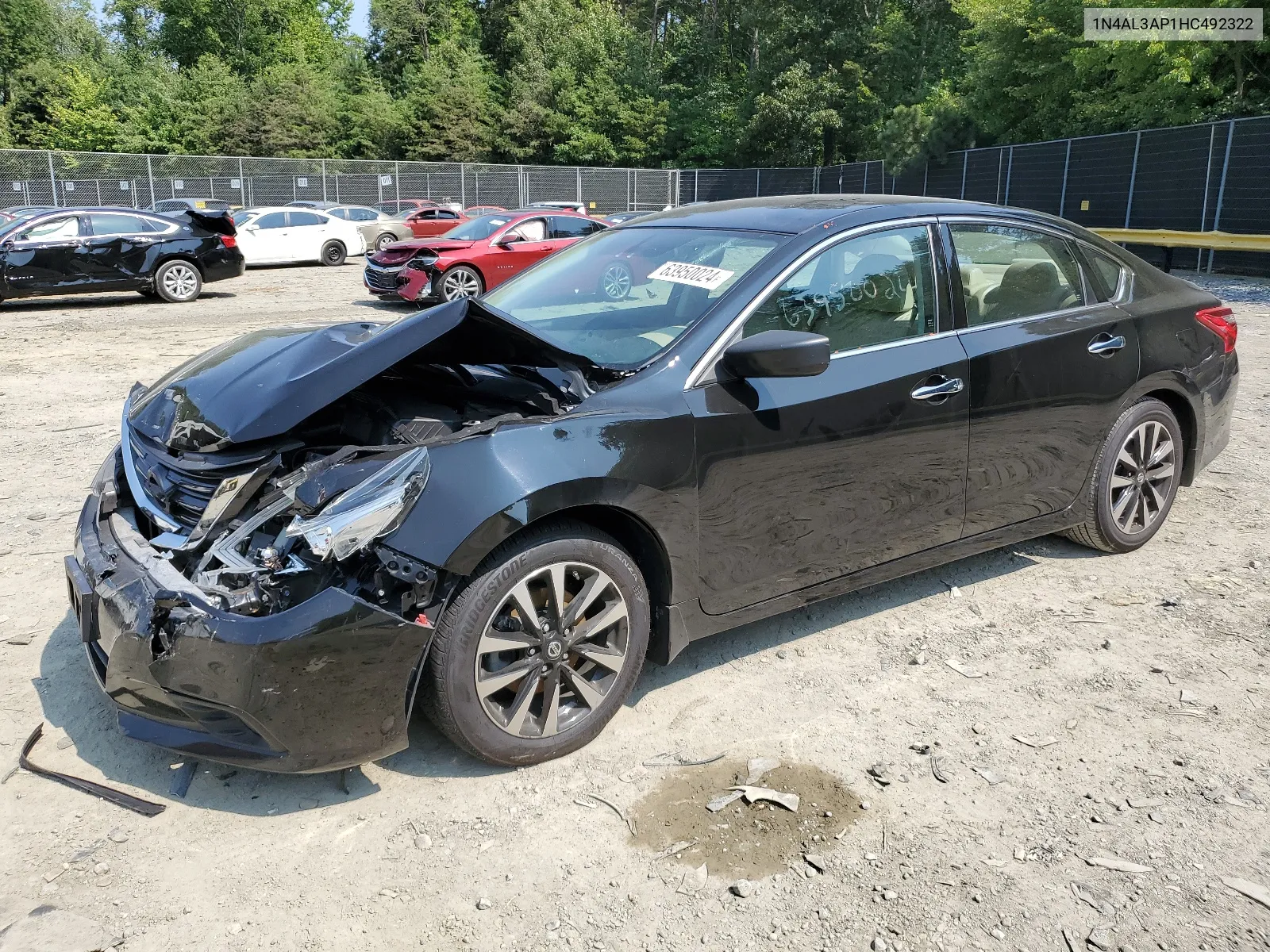 2017 Nissan Altima 2.5 VIN: 1N4AL3AP1HC492322 Lot: 63950024