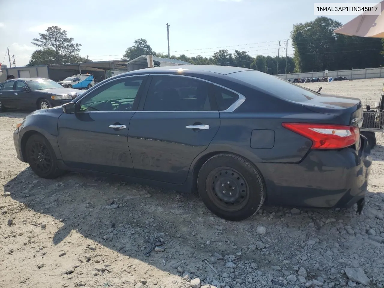 2017 Nissan Altima 2.5 VIN: 1N4AL3AP1HN345017 Lot: 66005584