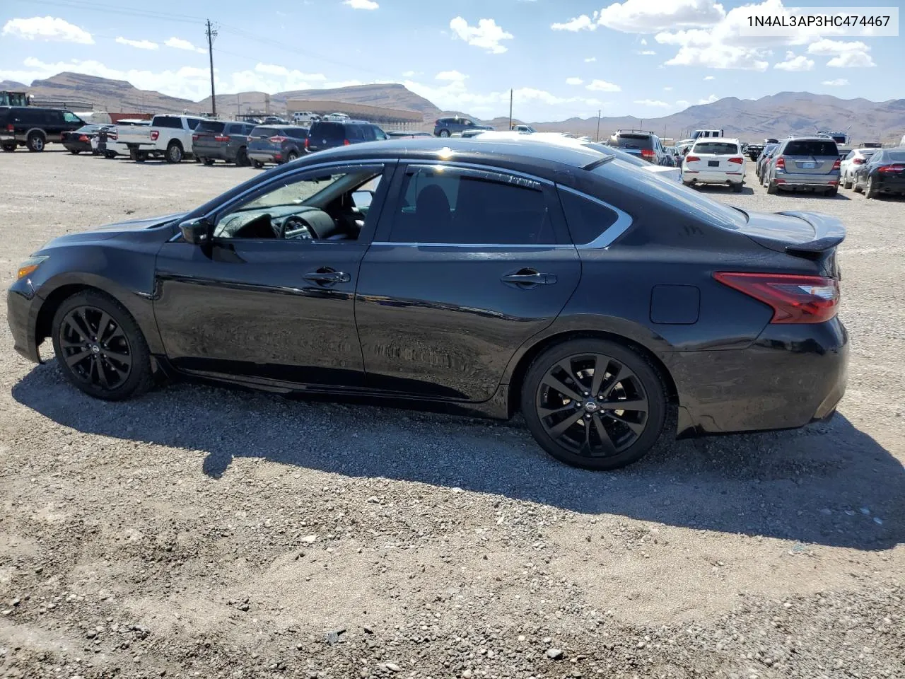 2017 Nissan Altima 2.5 VIN: 1N4AL3AP3HC474467 Lot: 67292524