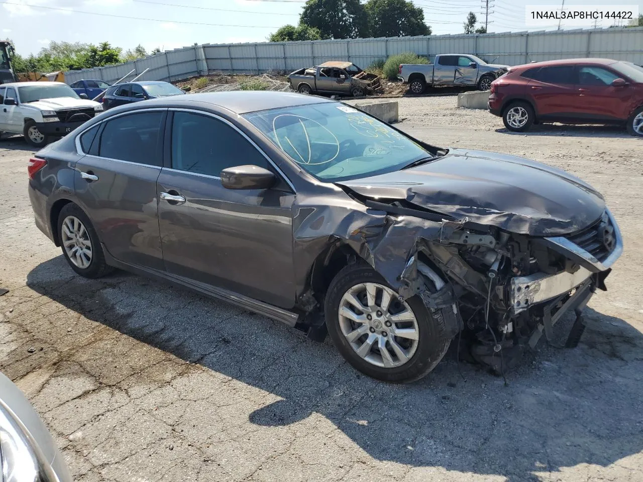 2017 Nissan Altima 2.5 VIN: 1N4AL3AP8HC144422 Lot: 67843124