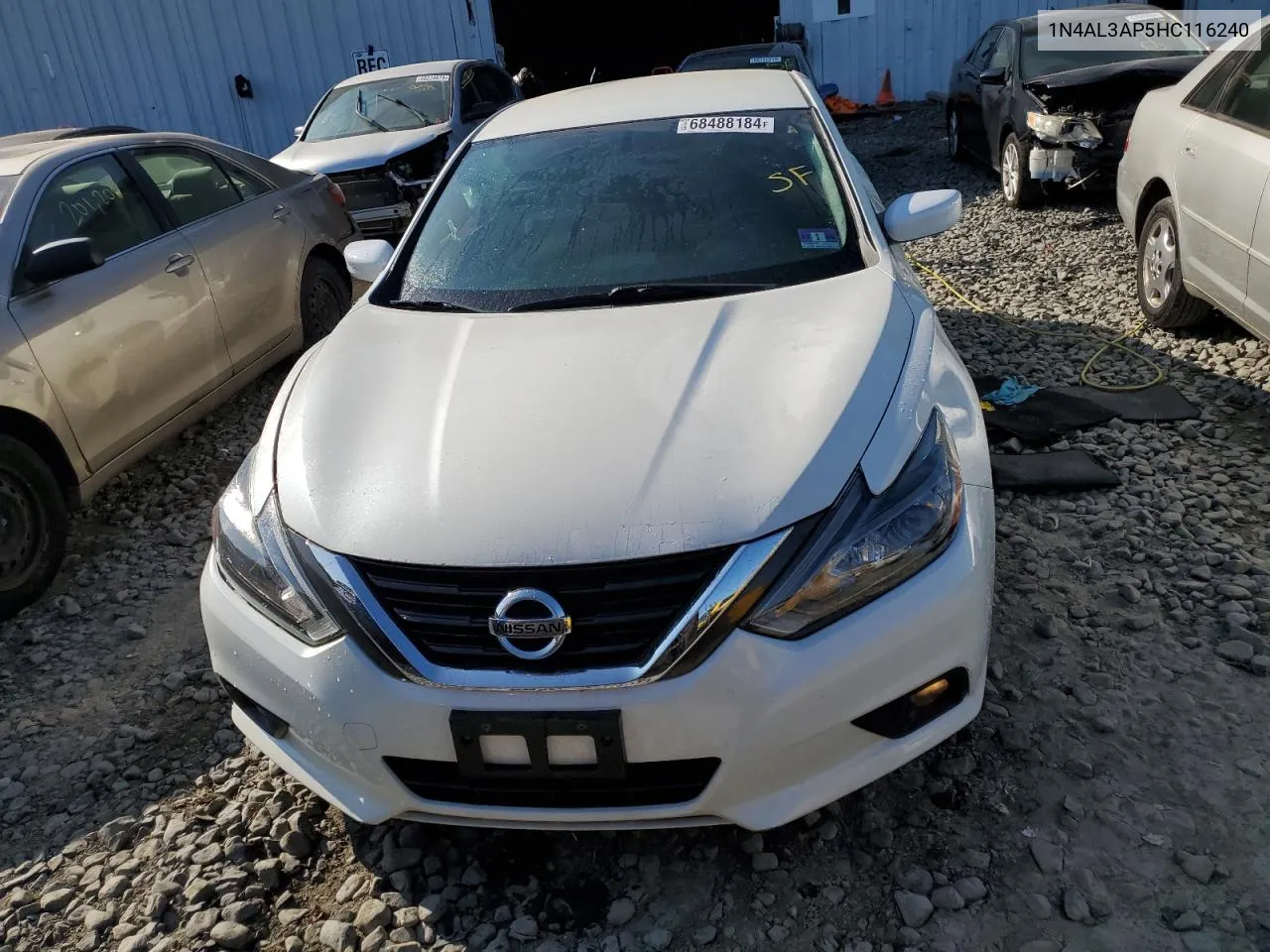 2017 Nissan Altima 2.5 VIN: 1N4AL3AP5HC116240 Lot: 68488184