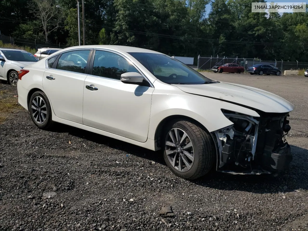 2017 Nissan Altima 2.5 VIN: 1N4AL3AP2HC194264 Lot: 69055924