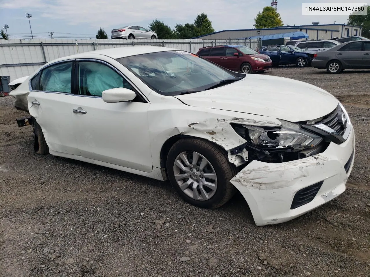 2017 Nissan Altima 2.5 VIN: 1N4AL3AP5HC147360 Lot: 69398954