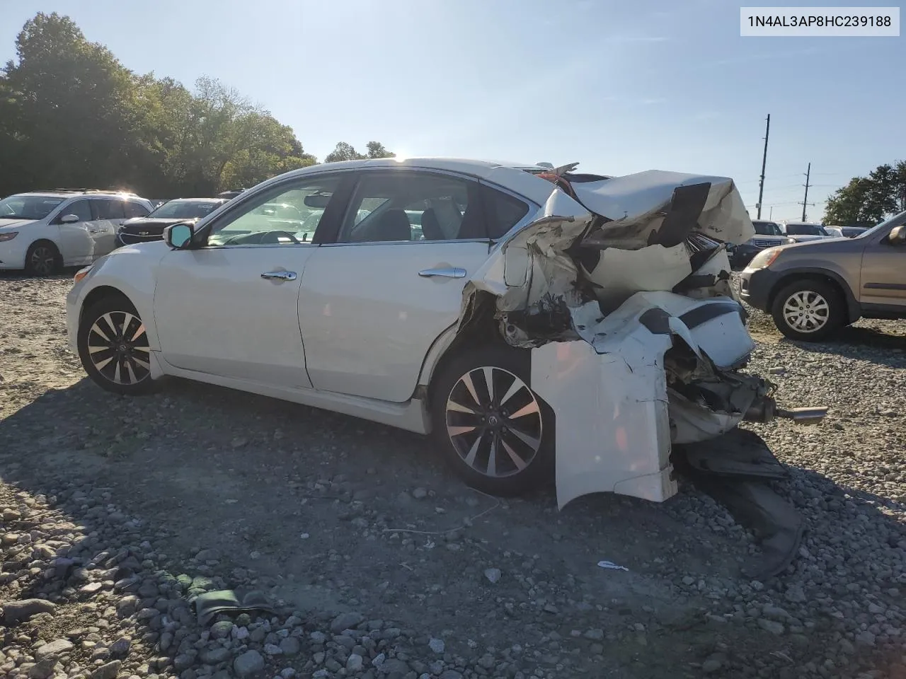 2017 Nissan Altima 2.5 VIN: 1N4AL3AP8HC239188 Lot: 69889124