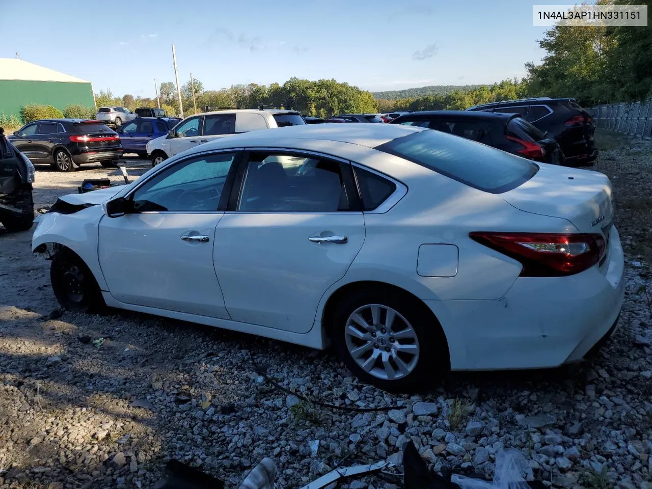 2017 Nissan Altima 2.5 VIN: 1N4AL3AP1HN331151 Lot: 70490454