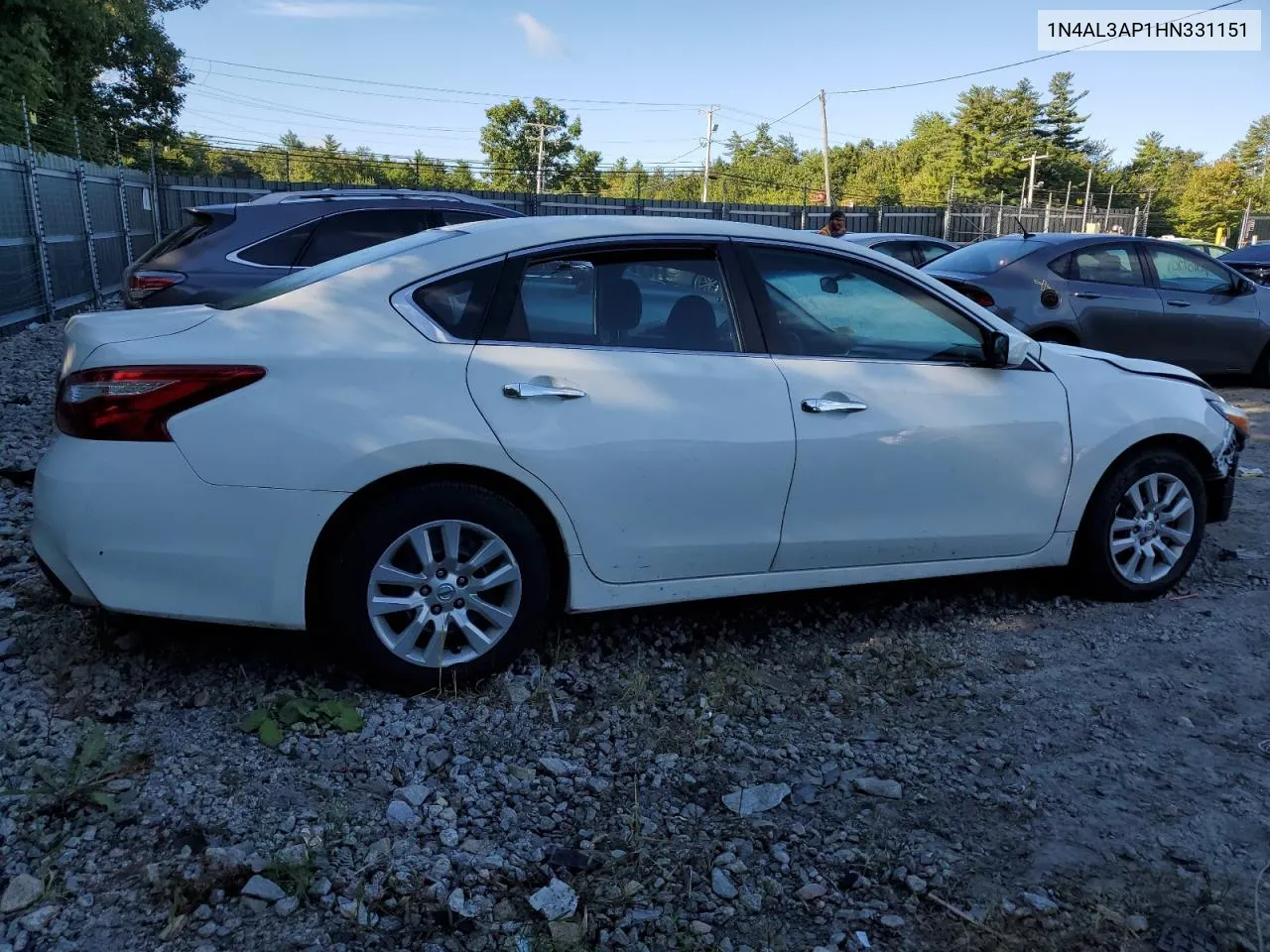 2017 Nissan Altima 2.5 VIN: 1N4AL3AP1HN331151 Lot: 70490454