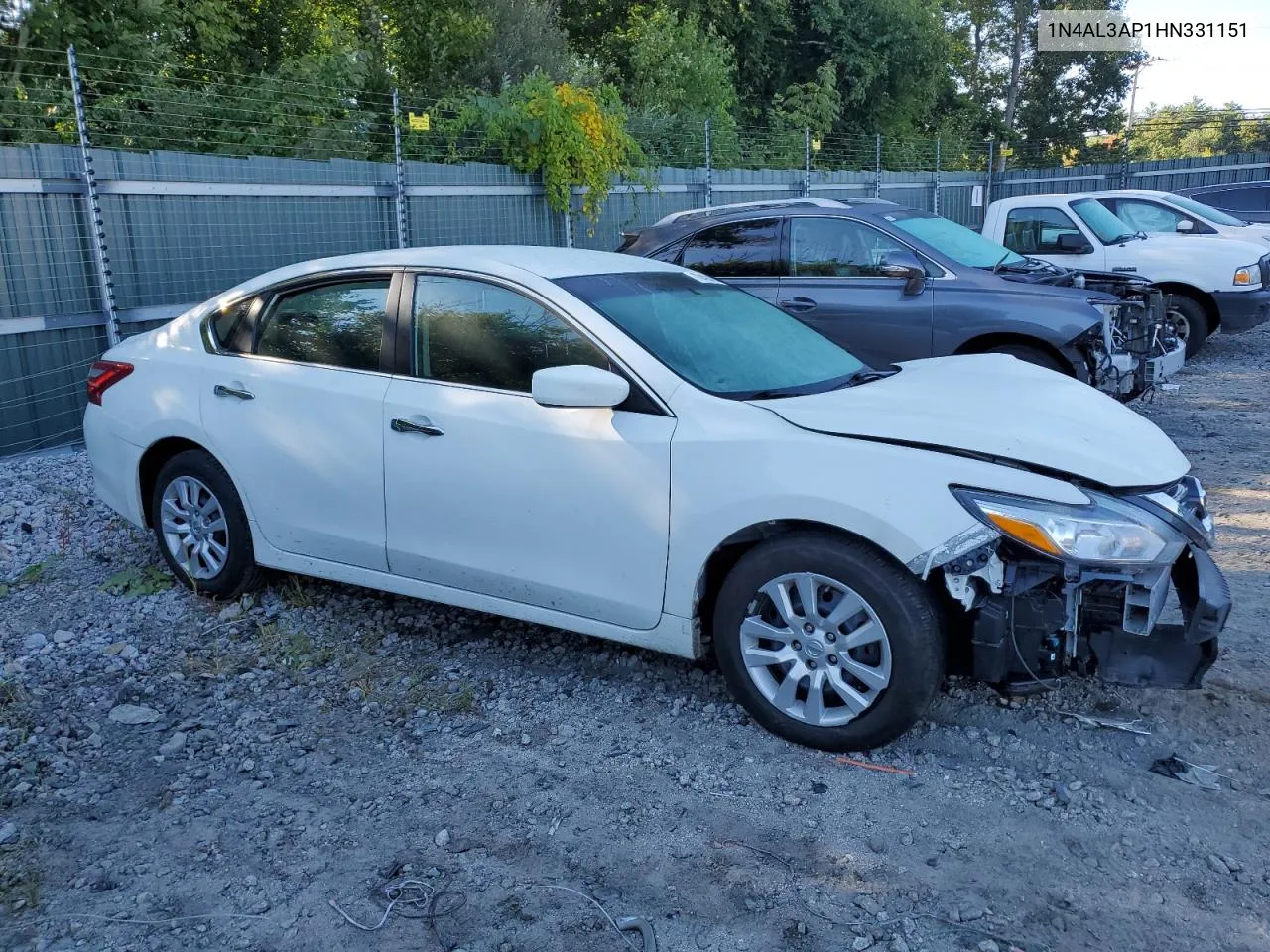 2017 Nissan Altima 2.5 VIN: 1N4AL3AP1HN331151 Lot: 70490454