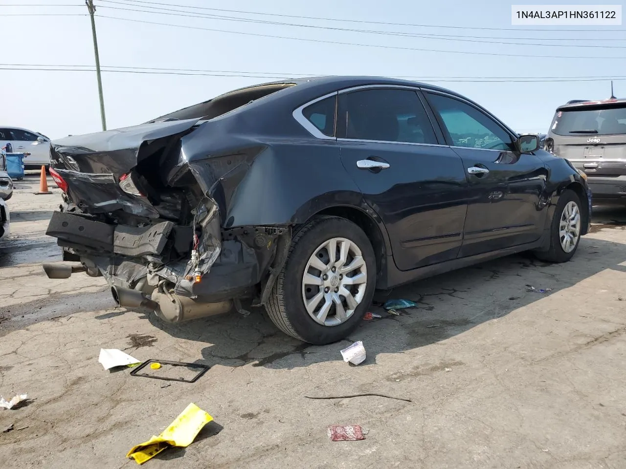 2017 Nissan Altima 2.5 VIN: 1N4AL3AP1HN361122 Lot: 70868884