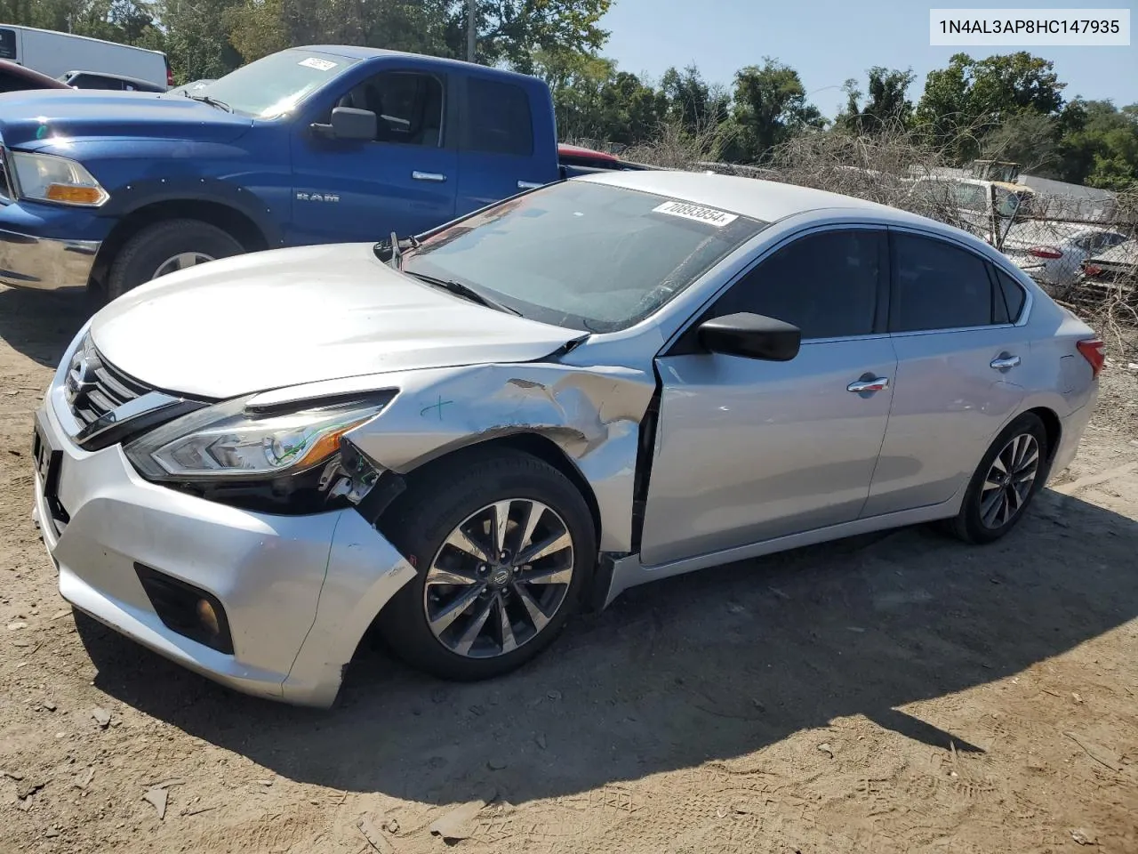 2017 Nissan Altima 2.5 VIN: 1N4AL3AP8HC147935 Lot: 70893854