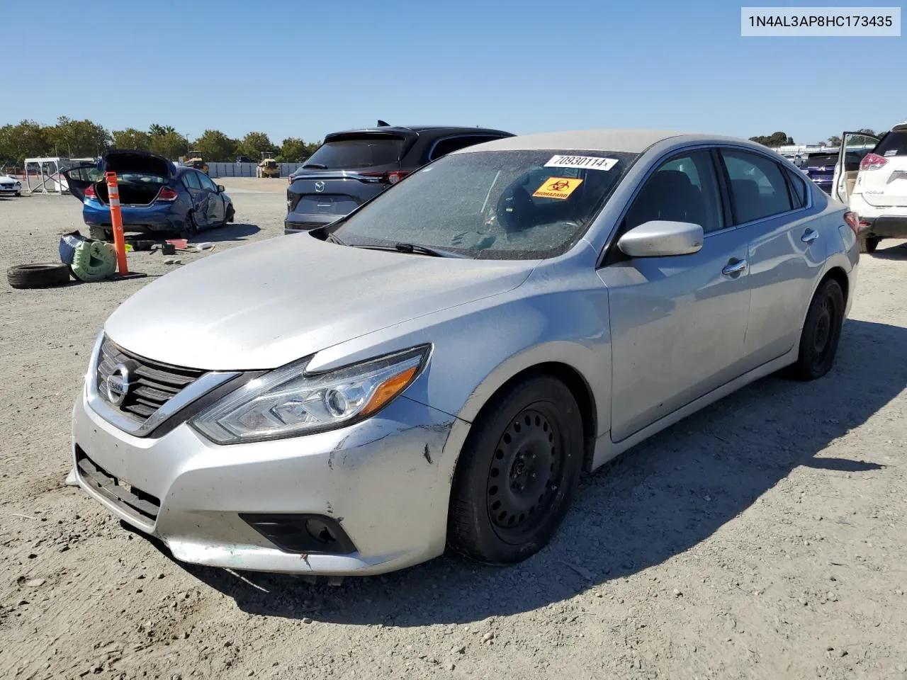 2017 Nissan Altima 2.5 VIN: 1N4AL3AP8HC173435 Lot: 70930114