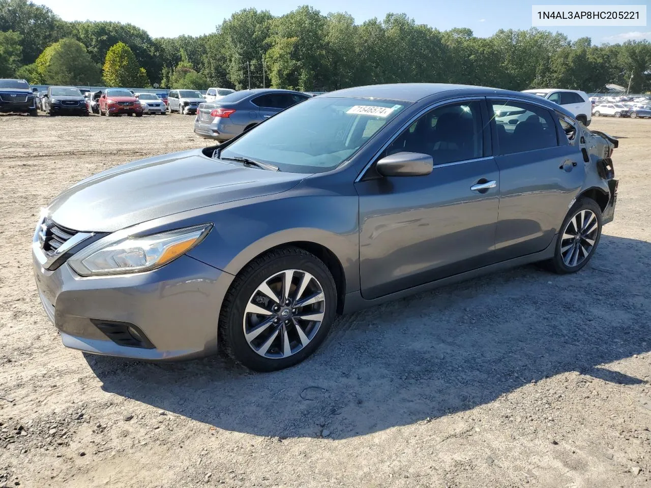 2017 Nissan Altima 2.5 VIN: 1N4AL3AP8HC205221 Lot: 71546574