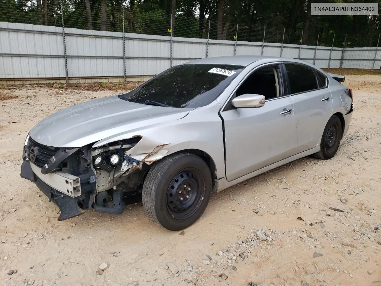 2017 Nissan Altima 2.5 VIN: 1N4AL3AP0HN364402 Lot: 71557924