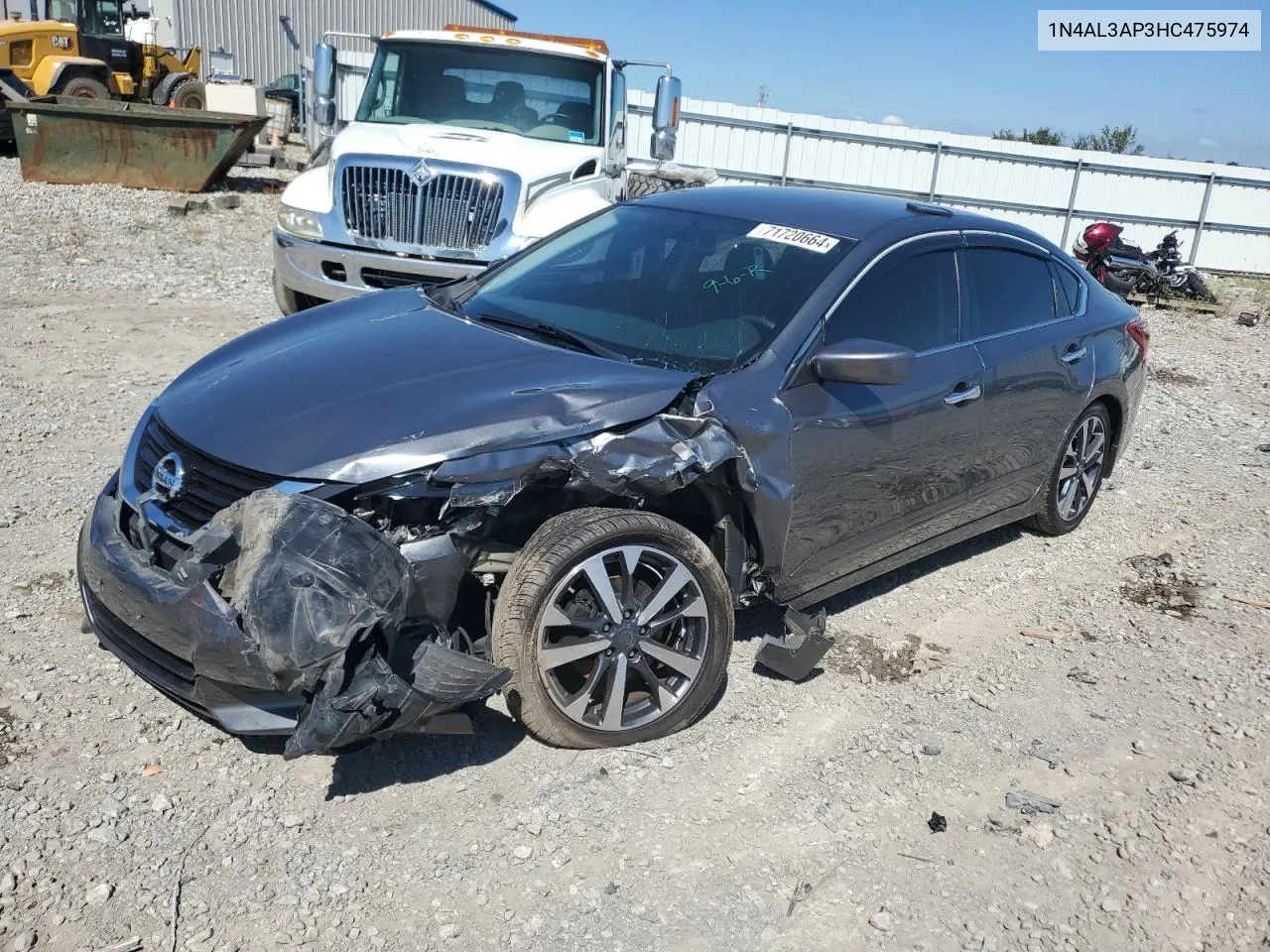 2017 Nissan Altima 2.5 VIN: 1N4AL3AP3HC475974 Lot: 71720664