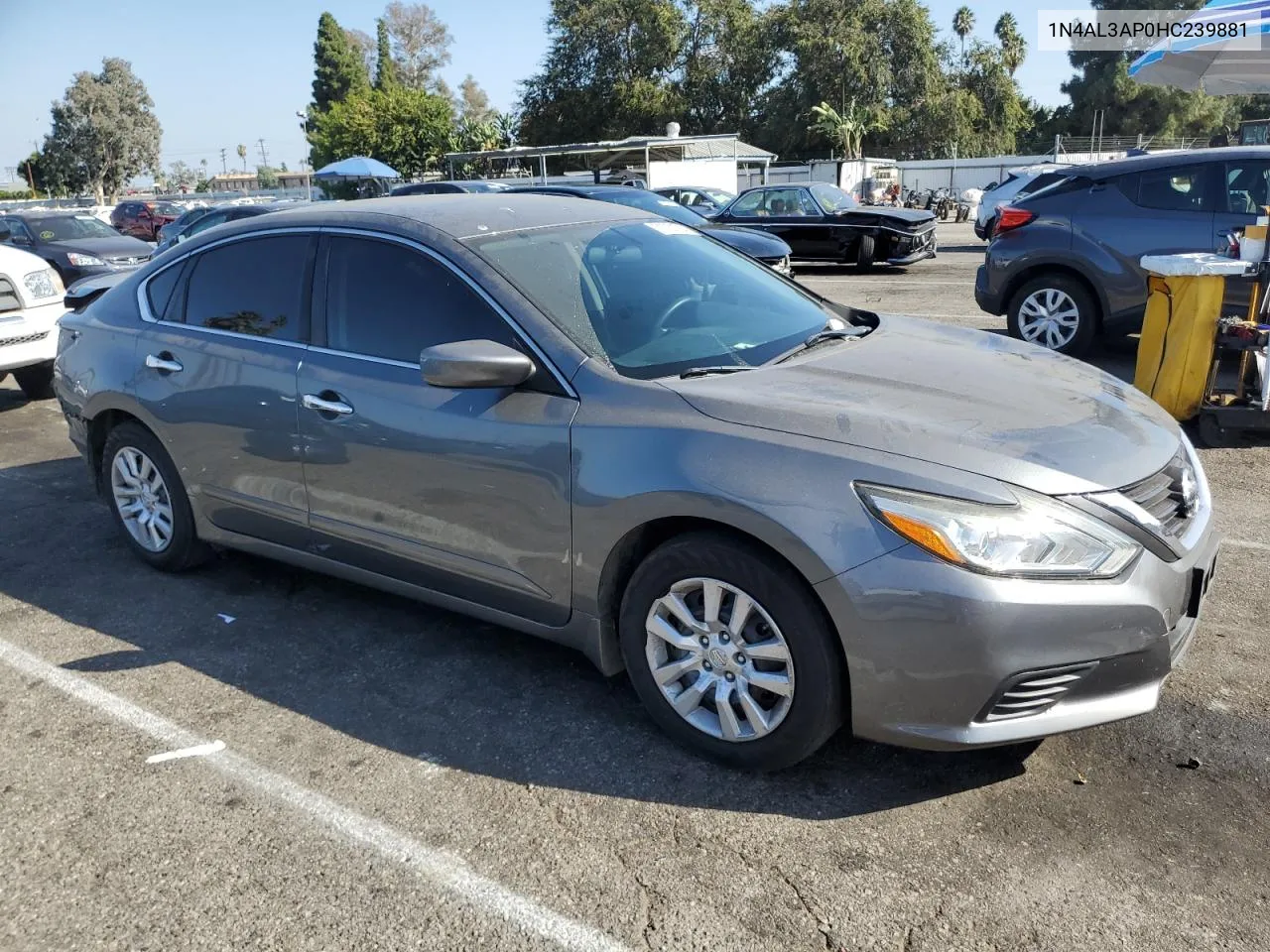 2017 Nissan Altima 2.5 VIN: 1N4AL3AP0HC239881 Lot: 71750784