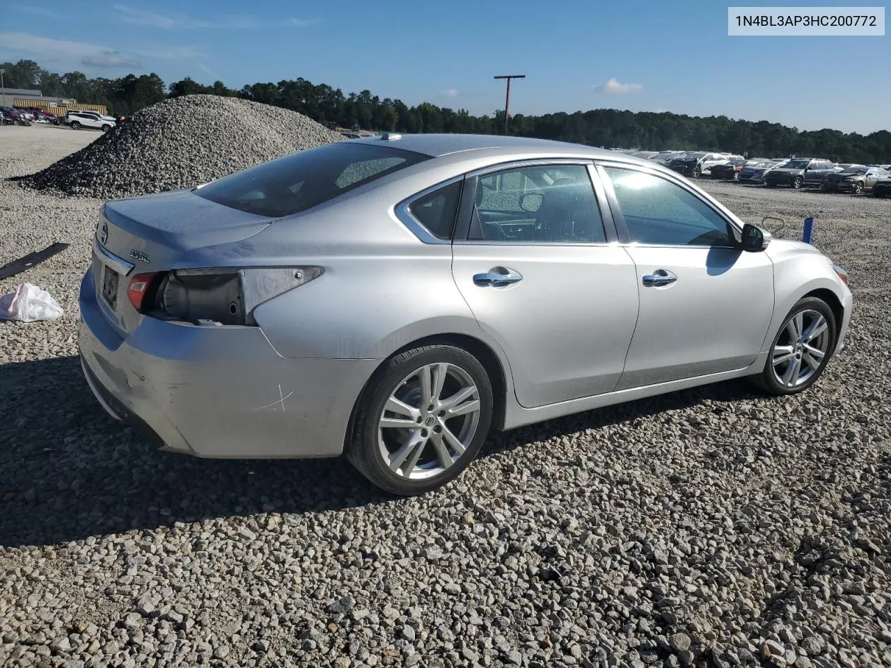 2017 Nissan Altima 3.5Sl VIN: 1N4BL3AP3HC200772 Lot: 72011174