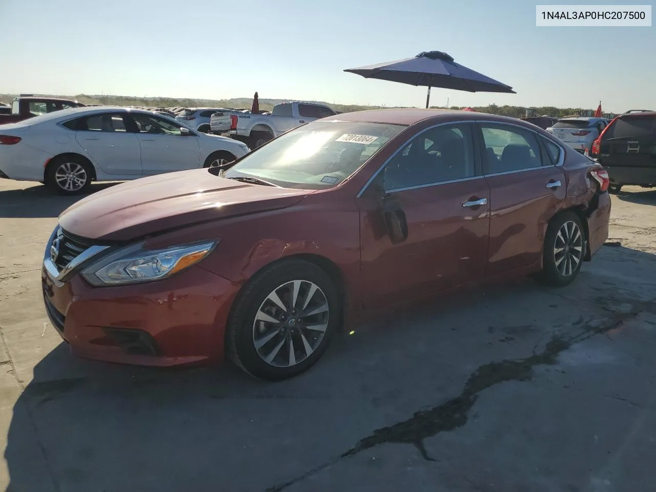 2017 Nissan Altima 2.5 VIN: 1N4AL3AP0HC207500 Lot: 72013064