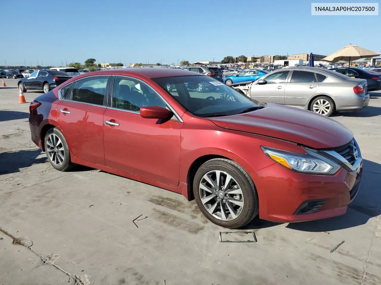 2017 Nissan Altima 2.5 VIN: 1N4AL3AP0HC207500 Lot: 72013064