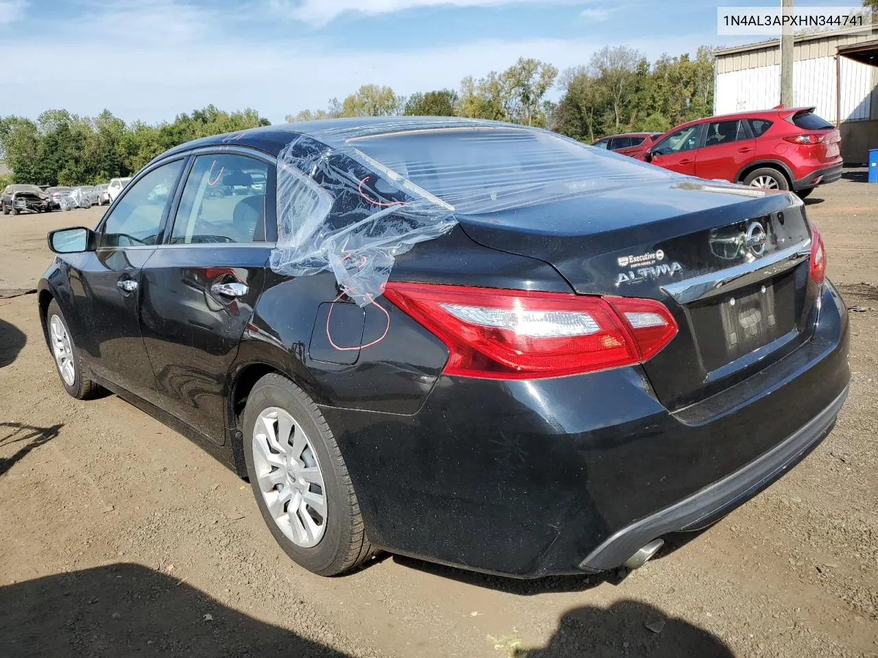 2017 Nissan Altima 2.5 VIN: 1N4AL3APXHN344741 Lot: 72209304