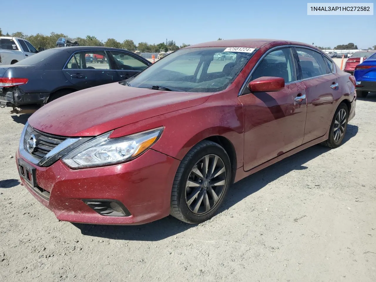 2017 Nissan Altima 2.5 VIN: 1N4AL3AP1HC272582 Lot: 72581224