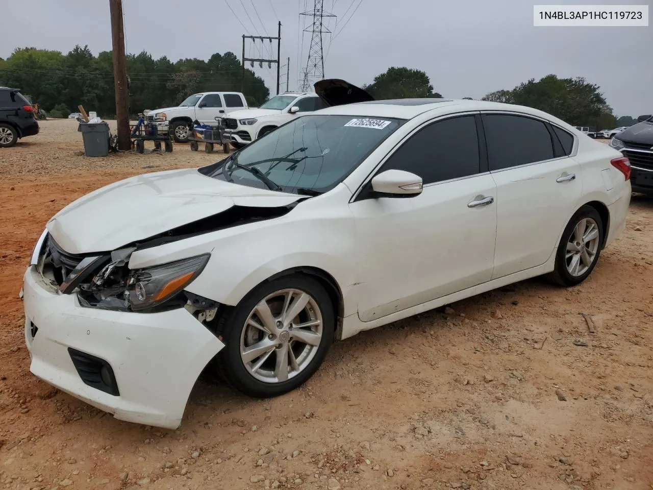 2017 Nissan Altima 3.5Sl VIN: 1N4BL3AP1HC119723 Lot: 72625694