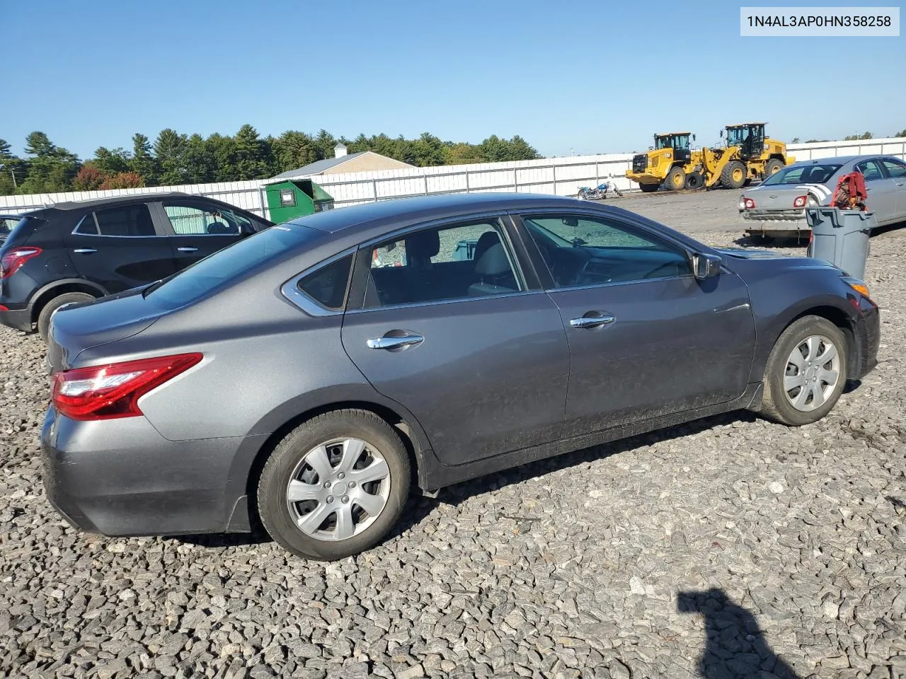 2017 Nissan Altima 2.5 VIN: 1N4AL3AP0HN358258 Lot: 72885864