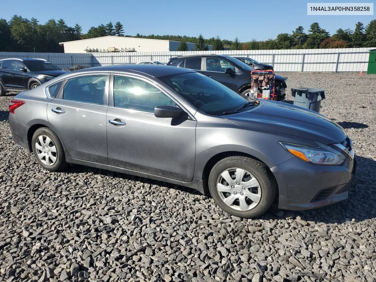 2017 Nissan Altima 2.5 VIN: 1N4AL3AP0HN358258 Lot: 72885864