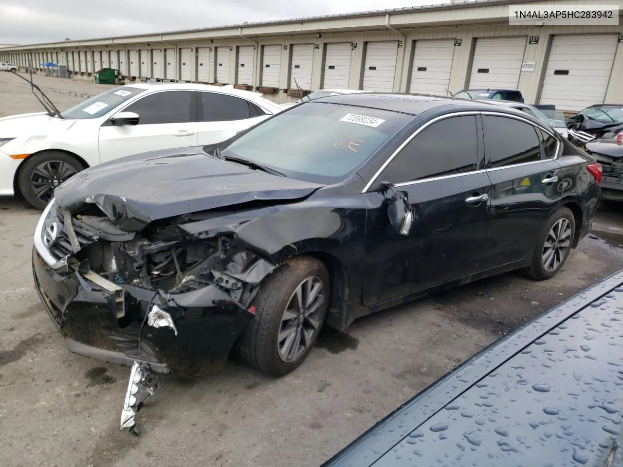 2017 Nissan Altima 2.5 VIN: 1N4AL3AP5HC283942 Lot: 72899234