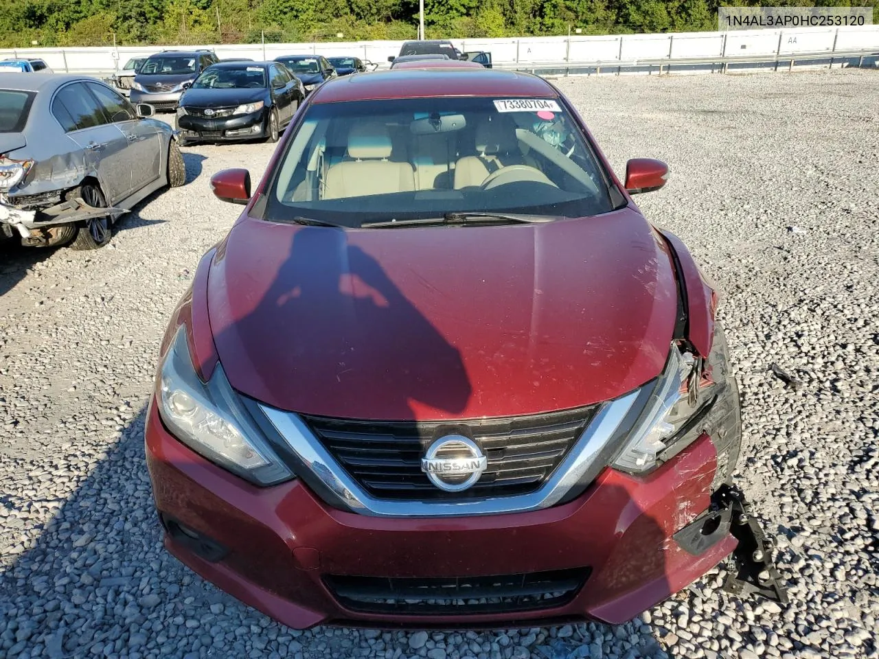 2017 Nissan Altima 2.5 VIN: 1N4AL3AP0HC253120 Lot: 73380704