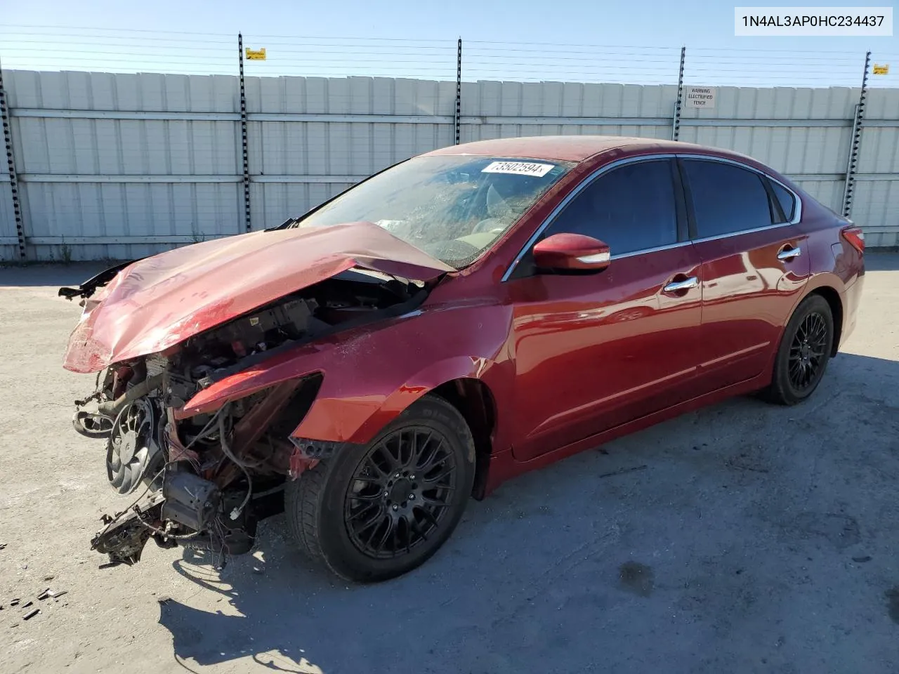 2017 Nissan Altima 2.5 VIN: 1N4AL3AP0HC234437 Lot: 73502594