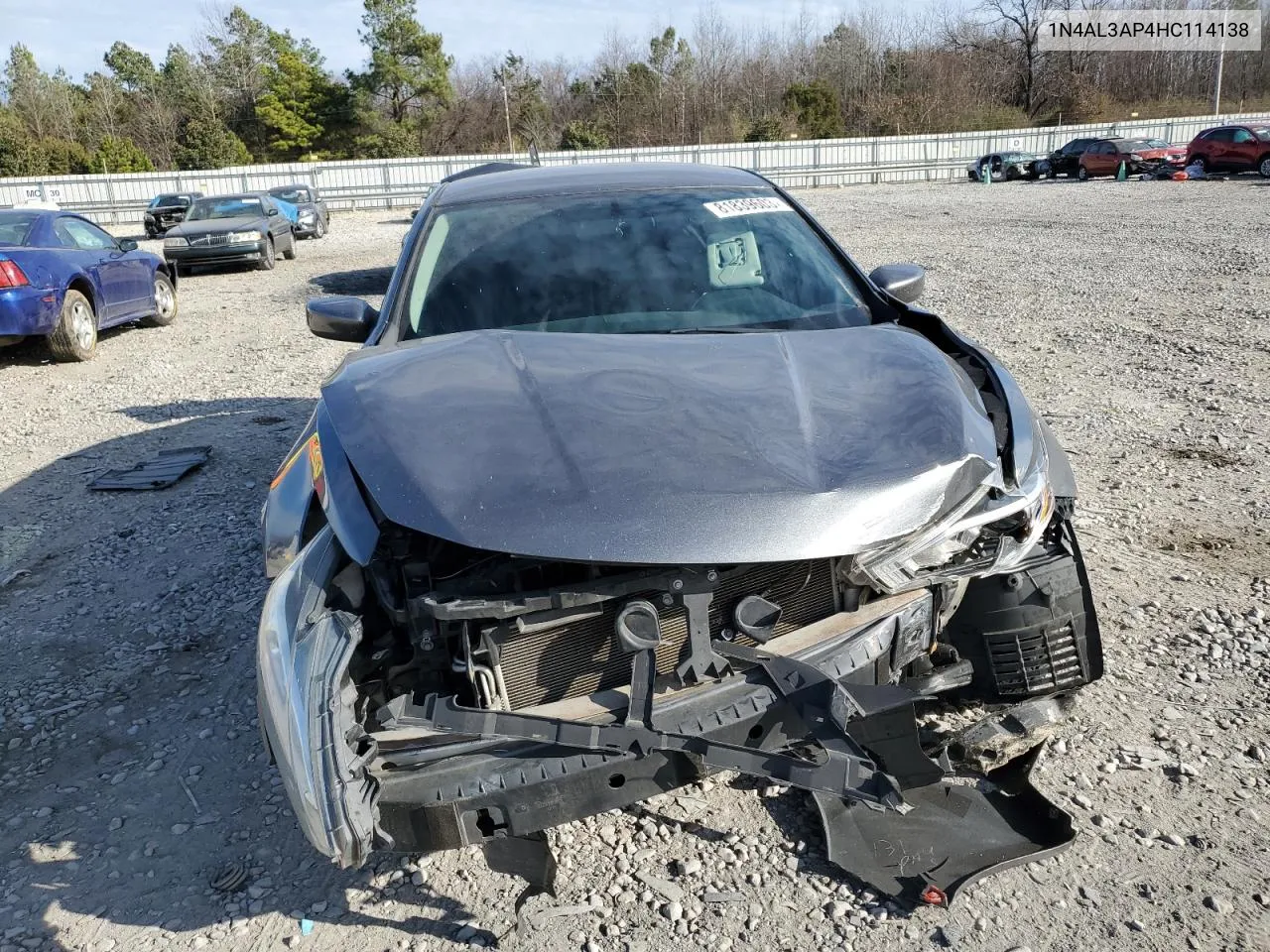 2017 Nissan Altima 2.5 VIN: 1N4AL3AP4HC114138 Lot: 73591794