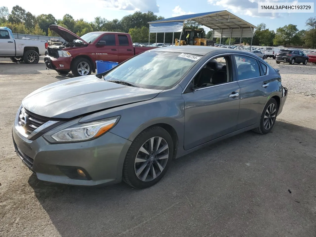 2017 Nissan Altima 2.5 VIN: 1N4AL3AP4HC193729 Lot: 73746754