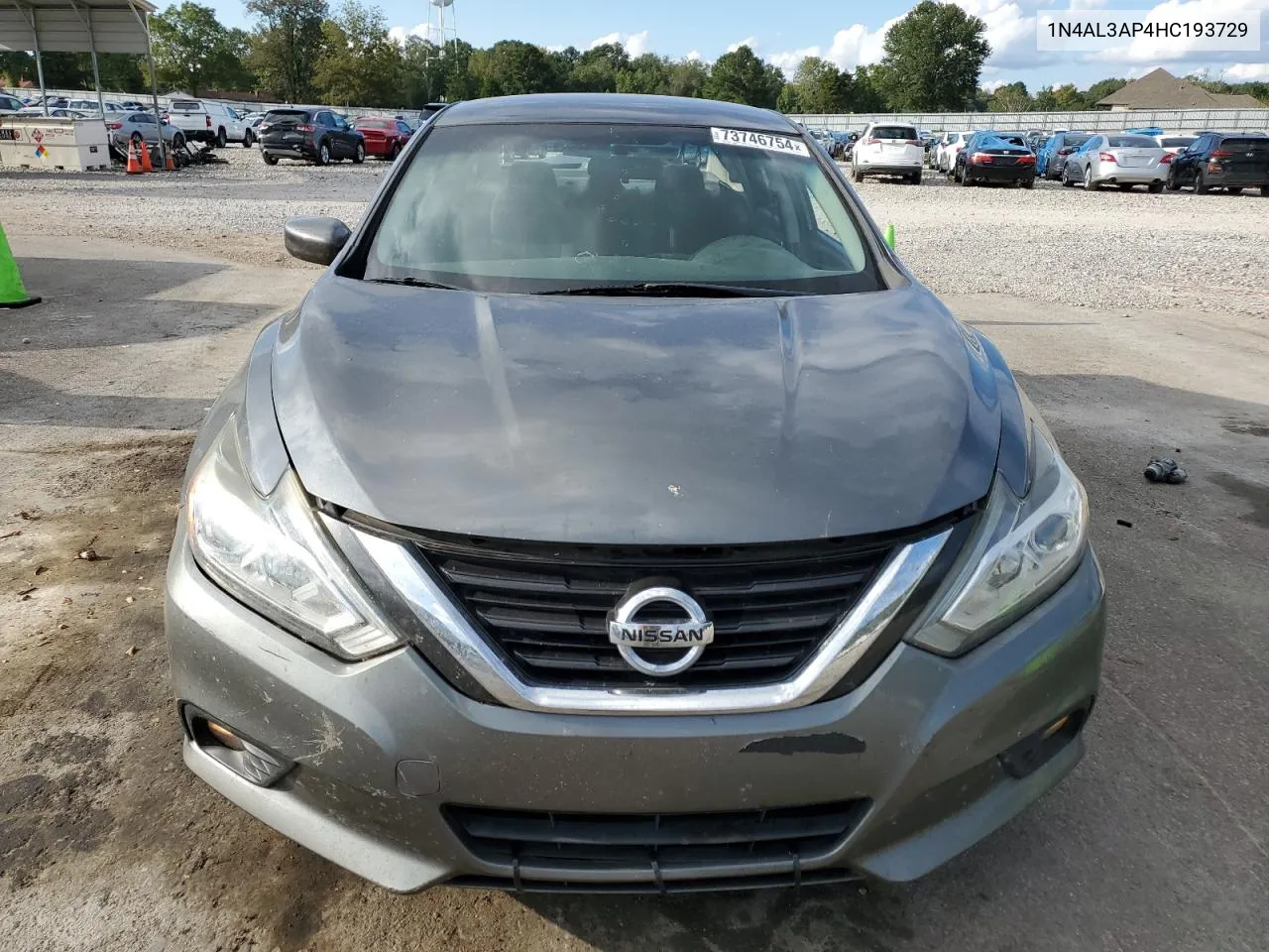 2017 Nissan Altima 2.5 VIN: 1N4AL3AP4HC193729 Lot: 73746754