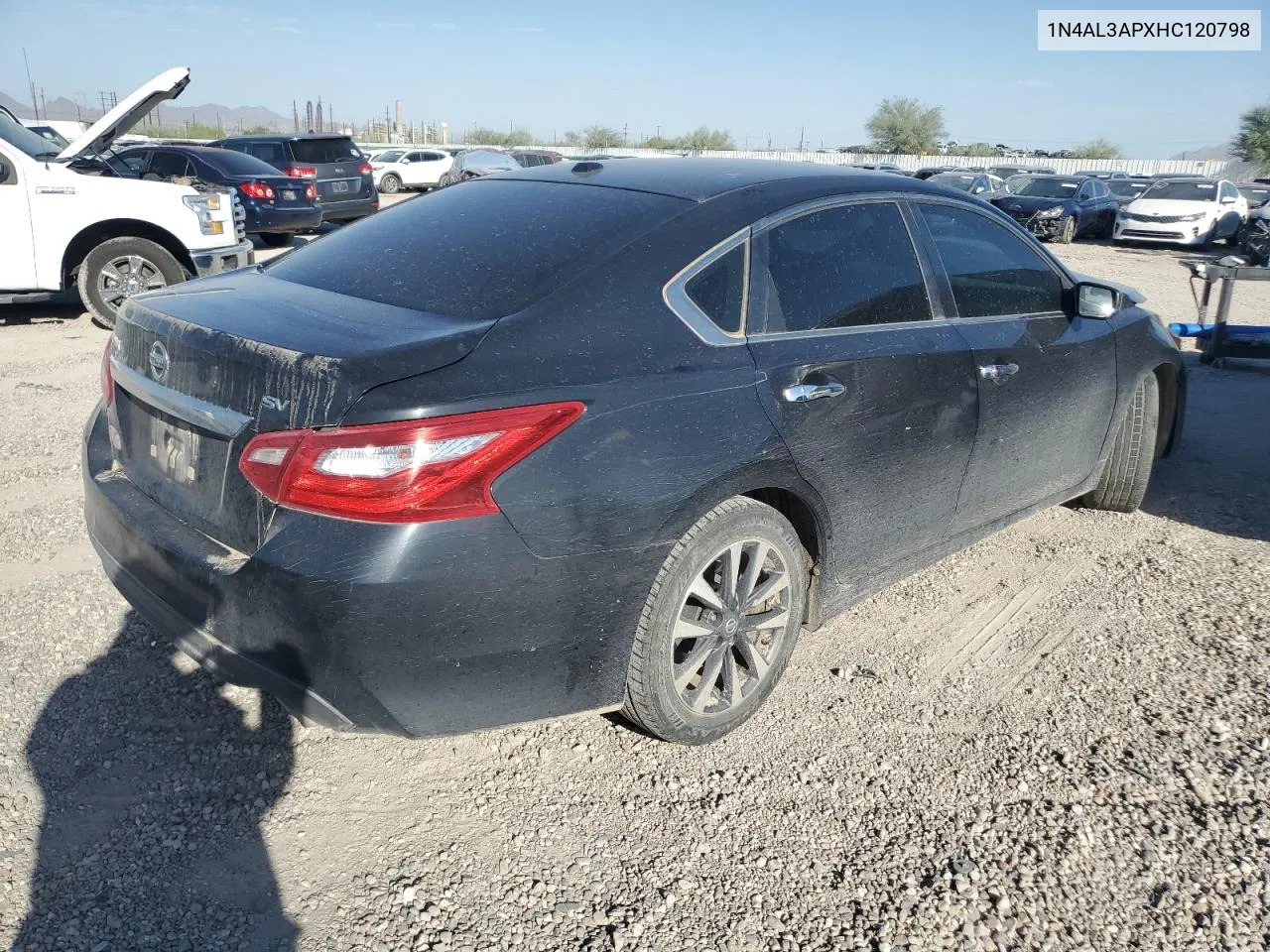 2017 Nissan Altima 2.5 VIN: 1N4AL3APXHC120798 Lot: 74131304