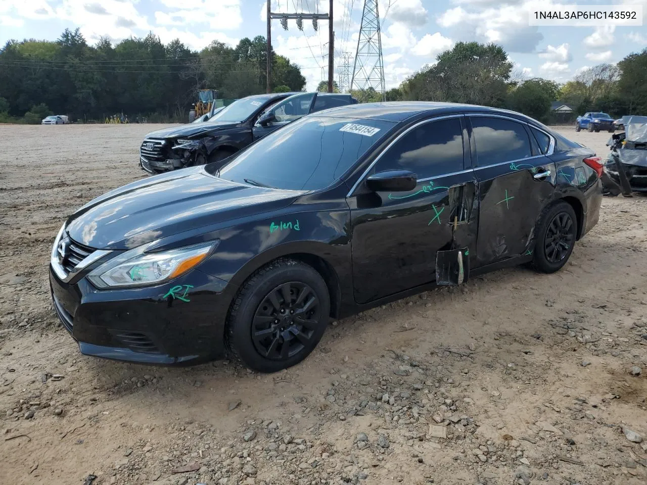 2017 Nissan Altima 2.5 VIN: 1N4AL3AP6HC143592 Lot: 74544154