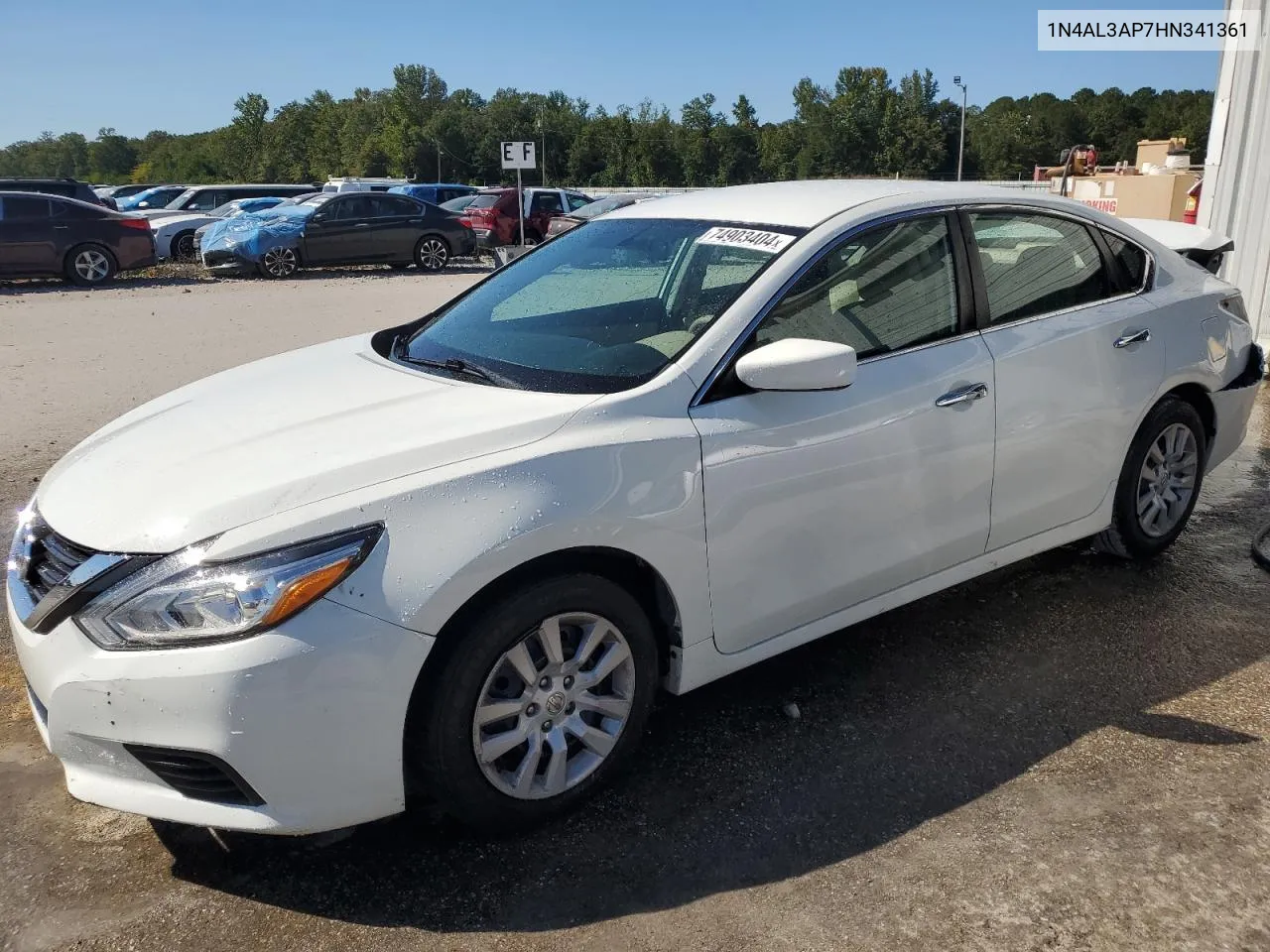 2017 Nissan Altima 2.5 VIN: 1N4AL3AP7HN341361 Lot: 74903404