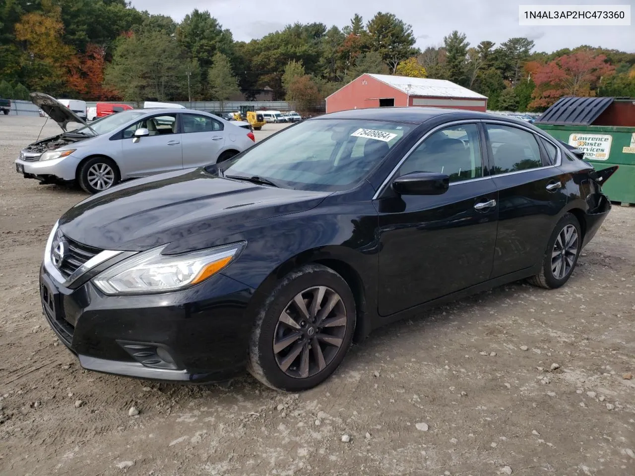 2017 Nissan Altima 2.5 VIN: 1N4AL3AP2HC473360 Lot: 75409864