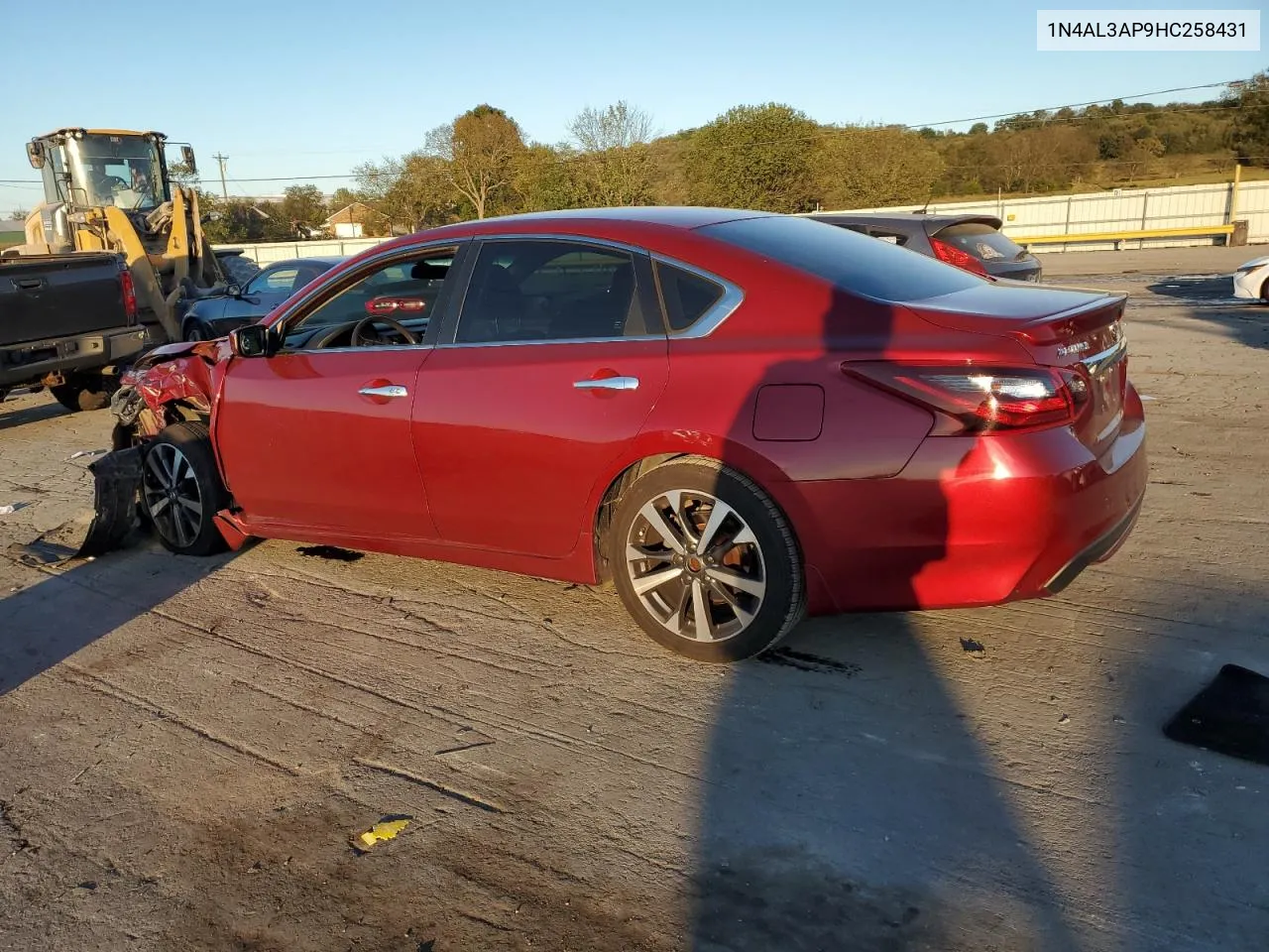 2017 Nissan Altima 2.5 VIN: 1N4AL3AP9HC258431 Lot: 75466984