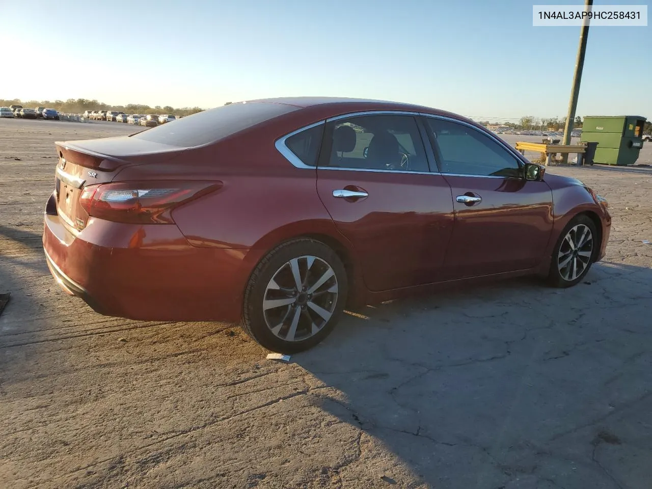 2017 Nissan Altima 2.5 VIN: 1N4AL3AP9HC258431 Lot: 75466984