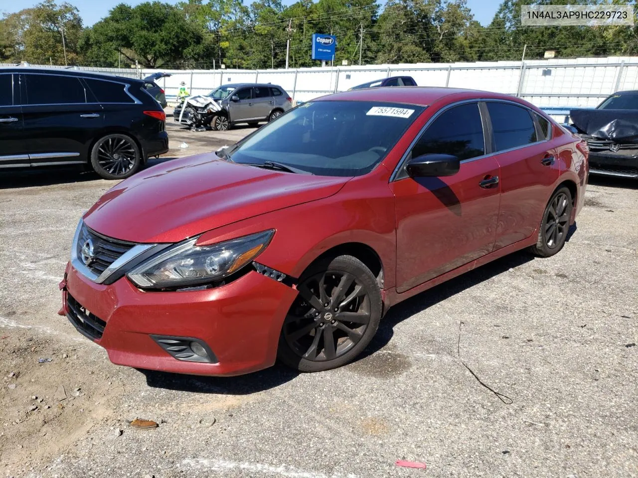 2017 Nissan Altima 2.5 VIN: 1N4AL3AP9HC229723 Lot: 75571594