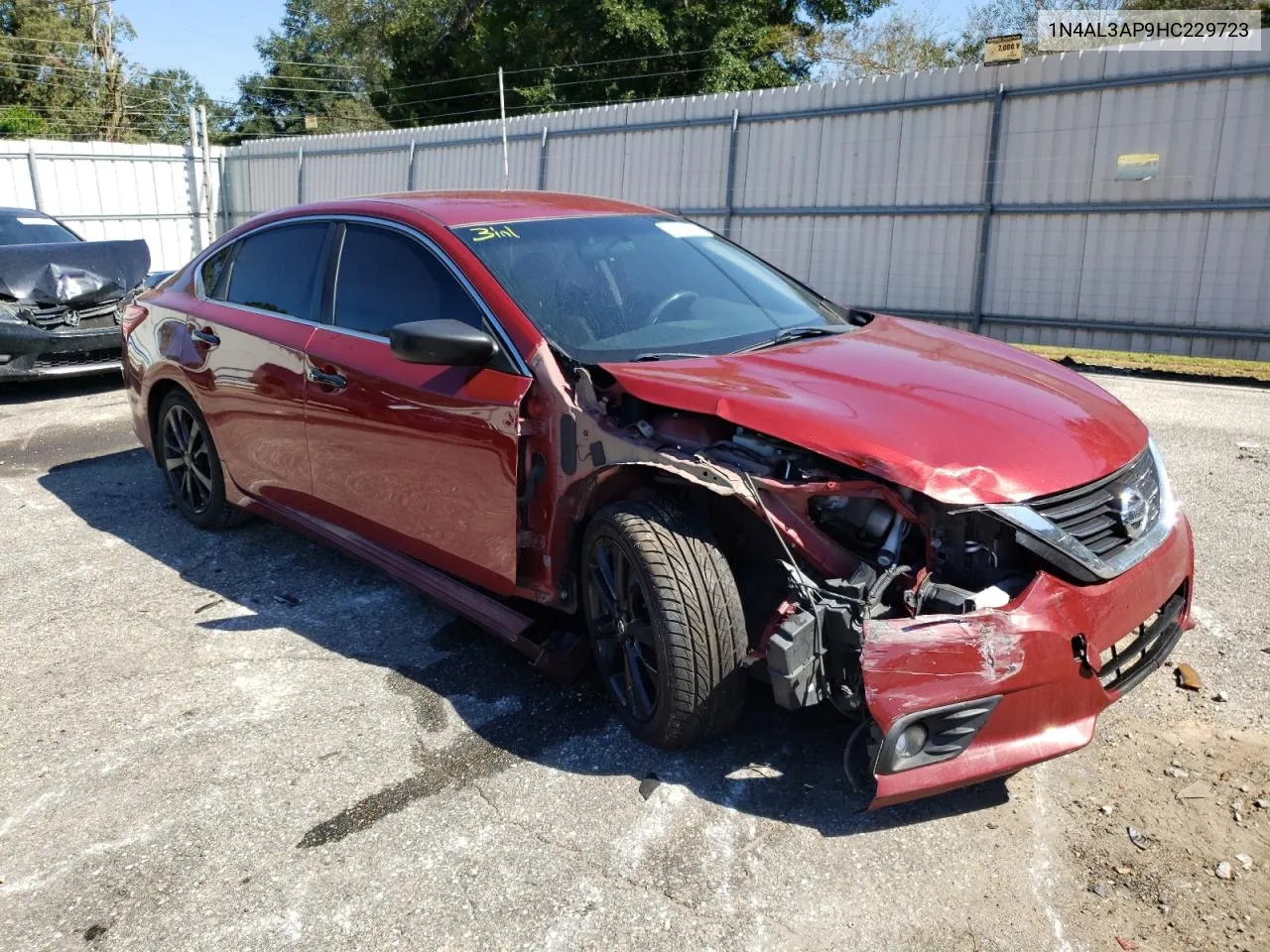 2017 Nissan Altima 2.5 VIN: 1N4AL3AP9HC229723 Lot: 75571594