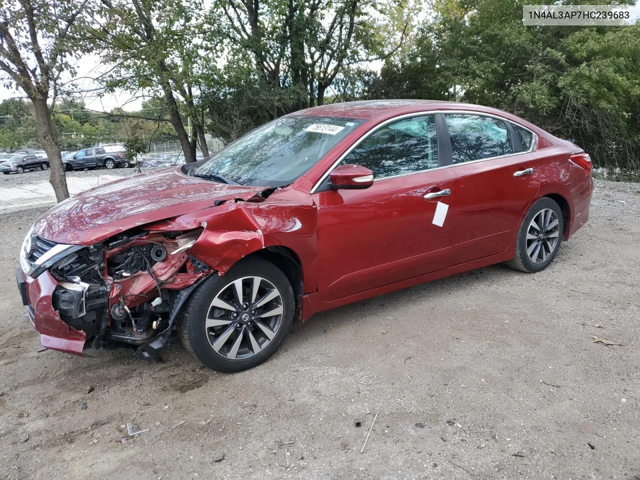 2017 Nissan Altima 2.5 VIN: 1N4AL3AP7HC239683 Lot: 75613144