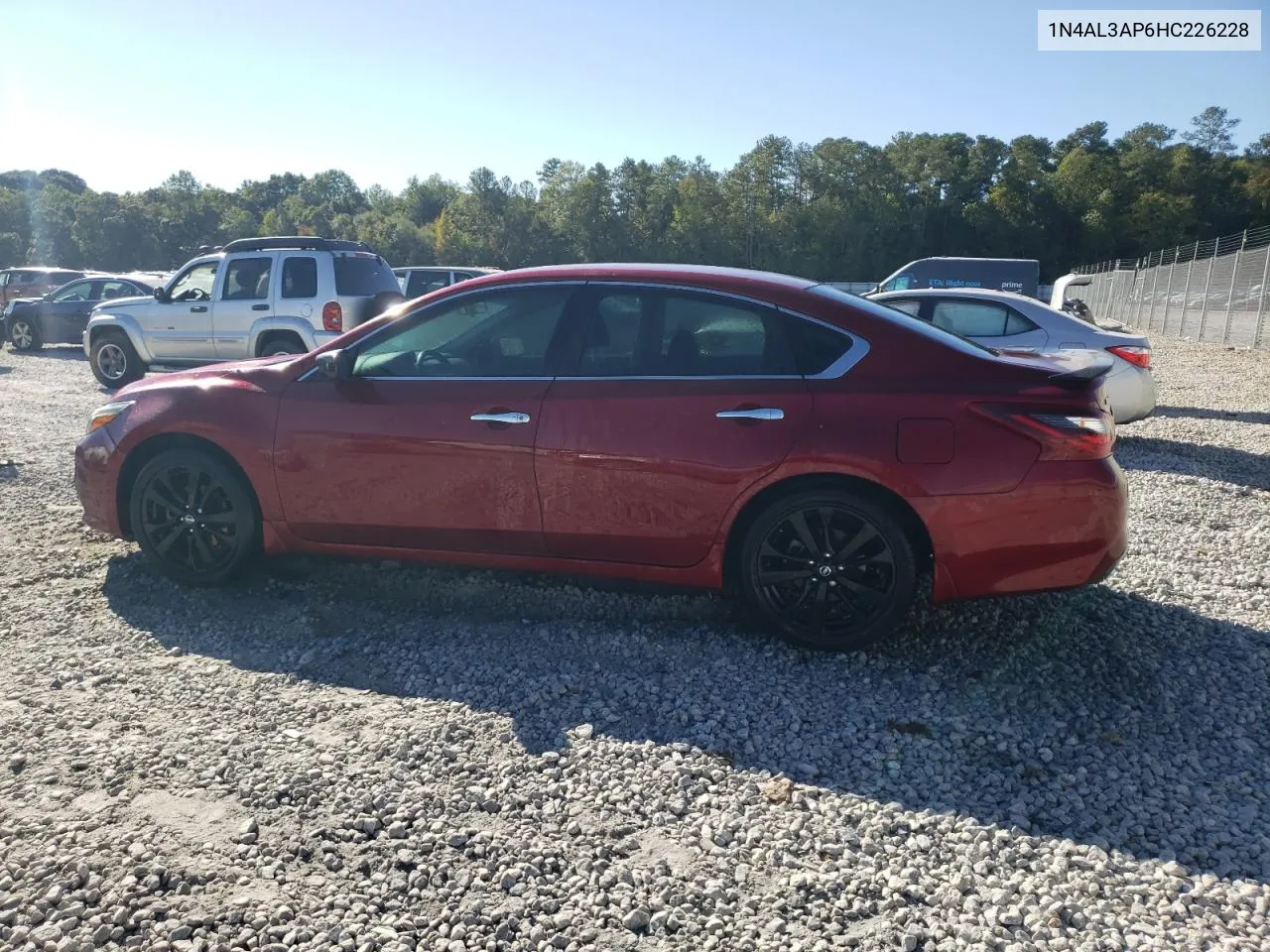 2017 Nissan Altima 2.5 VIN: 1N4AL3AP6HC226228 Lot: 75827164