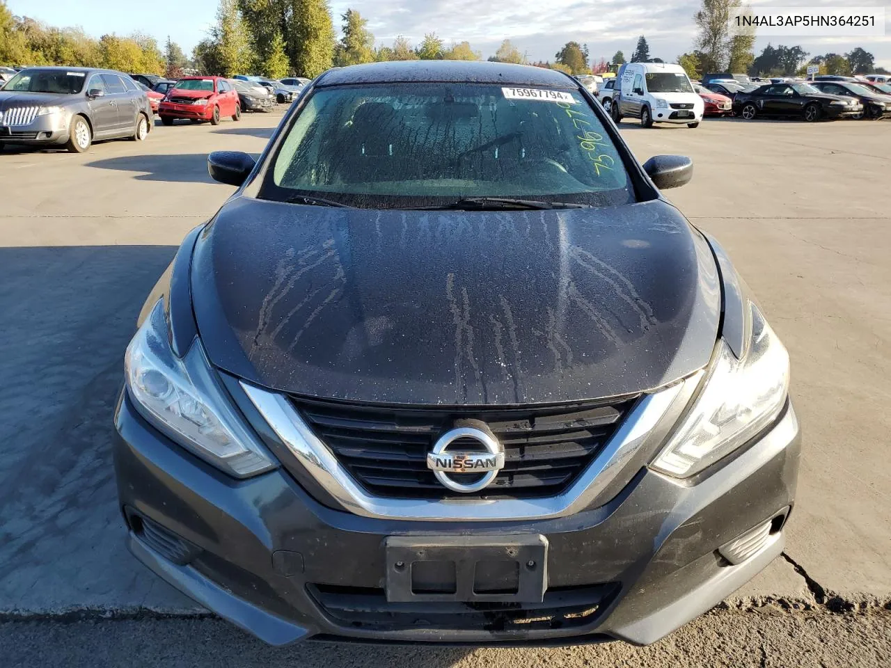 2017 Nissan Altima 2.5 VIN: 1N4AL3AP5HN364251 Lot: 75967794