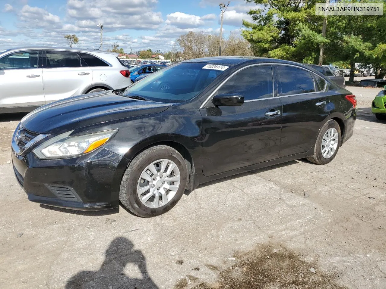 2017 Nissan Altima 2.5 VIN: 1N4AL3AP9HN319751 Lot: 76226974